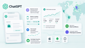 ChatGPT Ads lança lance automático e segmentação em plataformas no Brasil e México