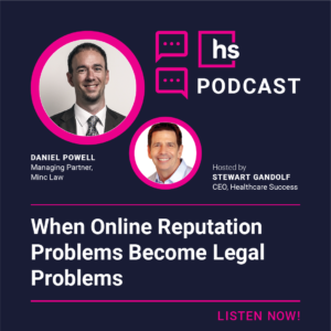 Quando problemas de reputação online em saúde exigem ação legal
